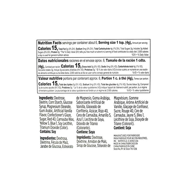 Wilton 710-7236 Mini Candy Eyeballs, 24 Count