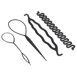 Accesorios para el peinado del cabello, nueva moda Hair Bun Maker Trenzado Styling Disk Twist Tools Accesorios de bricolaje, Kit de herramientas para modelar el cabello (#1)
