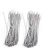 HUAWELL 200PCS 304 Stainless Steel Cable Zip Ties Exhaust Strap
