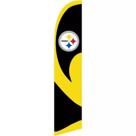 Pittsburgh Steelers Flag Flutter Feather Banner Swooper Windless *Flag Only*