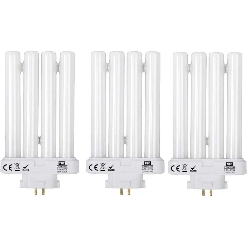 TBE LIGHTING 27w PLS 3-Pack of Energy Saving Daylight Bulbs