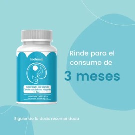 Thyrofemm (selenio, Magnesio Y Zinc) Inofemm 90 Cápsulas Natural