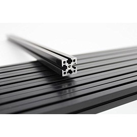 MakerBeam XL black anodized beams 50x15x15mm (103138) 4 pieces x 2 and 100x15x15mm (103149) 4 pieces x 2