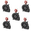 Comidox 5Pcs Black Brushless DC Cooling Blower Fan 5015S 5V