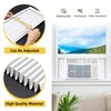 Powrocket Window AC Side Panel with Frame Set,Air Conditioner Accordion
