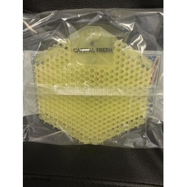 Capital Fresh Wave 3D Urinal Deodorizer Screen, Citrus Scent, 10 Count Made In The USA