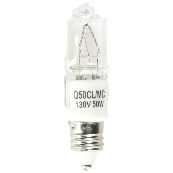 Halco Lighting Technologies Q50CL/MC T8U2FR12/850/DIR/LED 107019 130V 50W T4 E11 Prism Incandescent Bulbs