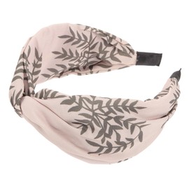 Healvian Custom Colorful Twisted Headband for Women Wide Fabric Striped and Wrinkled Floral Print Hair Accessory for Fashion Parties and Everyday Wear