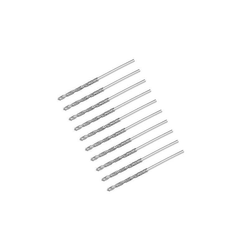 sourcing map Spiral Drill Bits High-Speed Steel HSS 1.2 mm