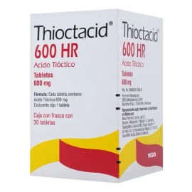 Thioctacid 600 Hr Tableta 600 Mg, 30 Tabletas
