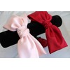Bow Satin Headband (Pink, 2.5 inch)