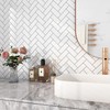 FunStick 15-Sheet White Peel and Stick Backsplash Tiles for Kitchen