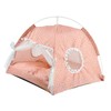 Indoor Pet Tent Detachable Washable Soft Warm Prevent Slip Cute