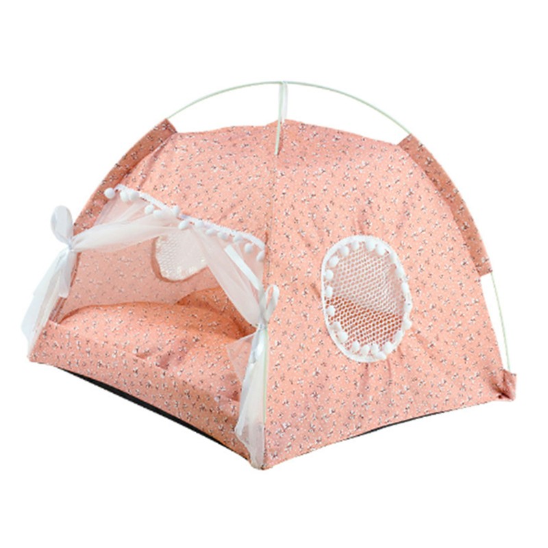 Indoor Pet Tent Detachable Washable Soft Warm Prevent Slip Cute