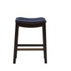 Madison Park Belfast Bar Stools, Contour Faux Leather Padded Seat,