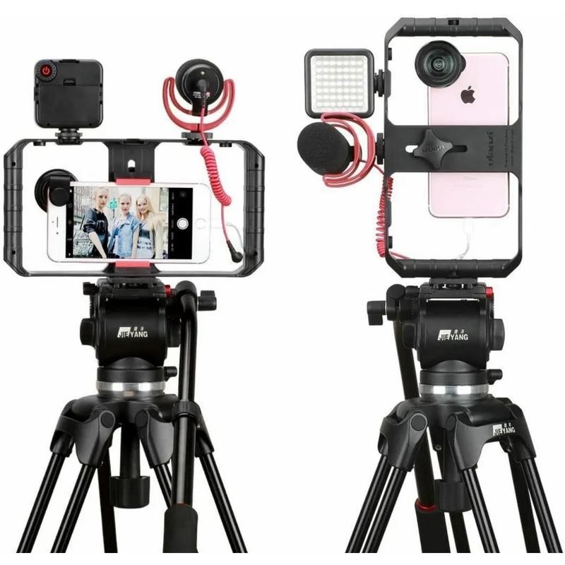 Film Making Vlogging Kit Video Camera Rig Stabilizer Cage For