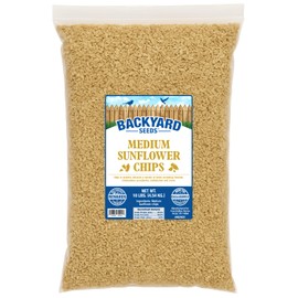 CountryMax Sunflower Chips Shelled No Waste Bird Seed (10 Pounds)