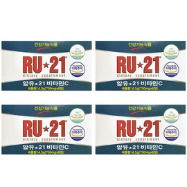 RU21 Ryu21 Vitamin C 750mg x 6 tablets x 4 / 알유21 비타민C 750mg x 6정 x 4개