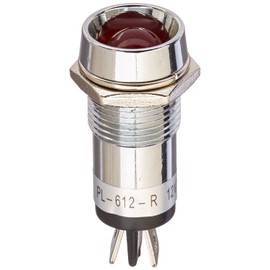 Cole Hersee PL-612-R-BP Red LED Pilot Light