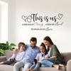 This is Us Crazy Loud Love Wall Stickers for Living
