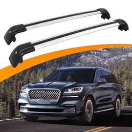 Snailfly Fit for Lincoln Aviator 2019-2025 Silver Lockable Roof Rack Cross Bars Crossbars
