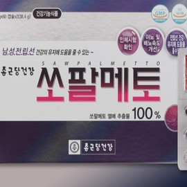 Saw Palmetto Prostate Health Nutrition for Middle-aged Men Saw Palmetto Fruit Extract / 쏘팔메토 전립선건강 중년남성영양제 쏘팔메토열매추출물