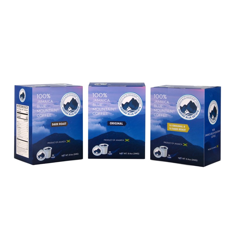 Mamre Blue 100% Jamaica Blue Mountain Coffee (24 Count, Original