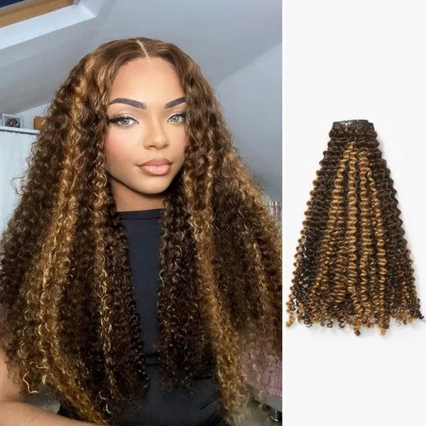 LUVME 100% Virgin Human Hair Extensions 135g/Pack Straight, Deep Wave