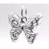 Plata Dije Mariposa 3d .925 Joyeria