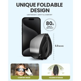 OutdoorMaster Seagull Dirt Bike Goggles, Motorcycle Goggles, Foldable ATV Goggles for Men Women Youth