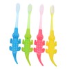 TOVINANNA 3sets Toothbrushes Cartoon Soft Bristles for Years Ergonomic Handle