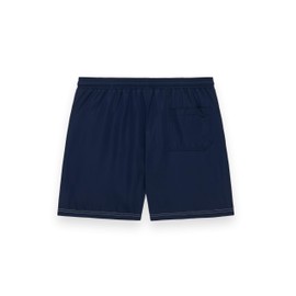 Future Planet Boys Kids (6-14) Premium Designer Azure Fast-Dry 7" Swim Trunks (US, Alpha, Small, Regular, Midnight Navy)