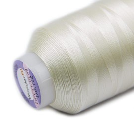 WonderFil Specialty Threads DecoBob Antique White, 2-ply Cottonized Polyester, 80wt