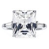 Art Deco Style .925 Sterling Silver Large 10CT Square Princess