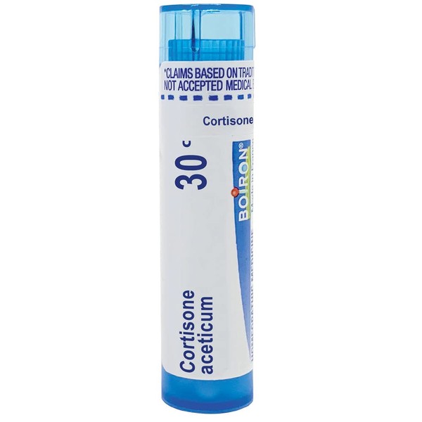 Boiron Cortisone Aceticum 30C Md 80 Pellets for Dry Skin and Dry Mouth