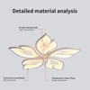 JAYMP Flower Shaped Ceiling Light Dimmable Modern Ceiling Lamp Remote