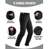 FREE SOLDIER Men's Fleece Lined Outdoor Cargo Hiking Pants Water