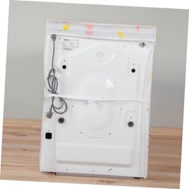 Zerodeko 3pcs Washing Machine Cover Case Peva Fabric Standard Size 60x55x82cm Home Decor