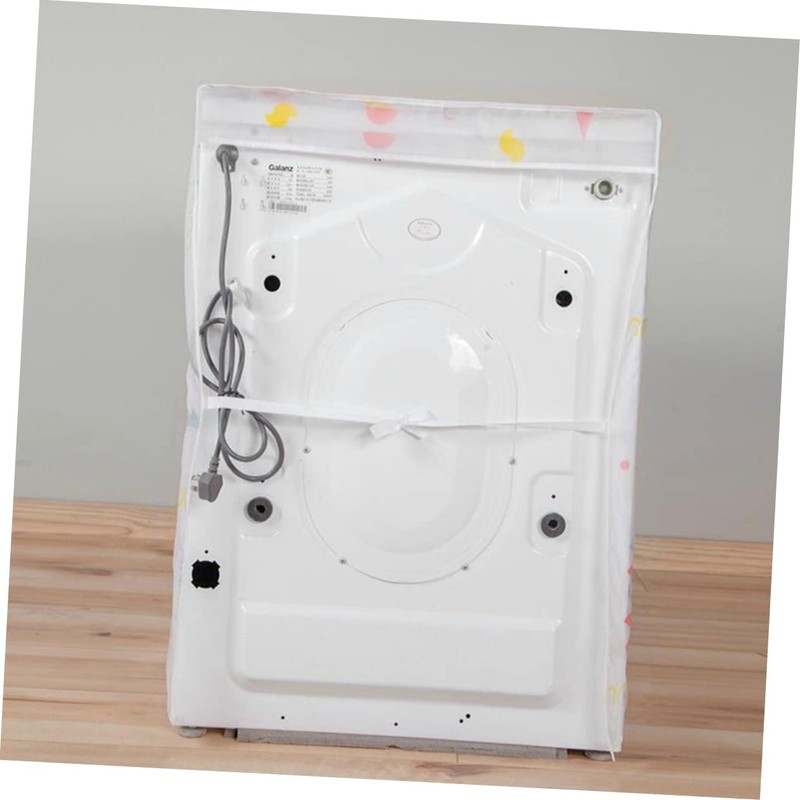 Zerodeko 3pcs Washing Machine Cover Case Peva Fabric Standard Size
