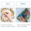 GORGECRAFT 4Pcs Palm Leaves Window Clings 16cm Monstera Leaf Window
