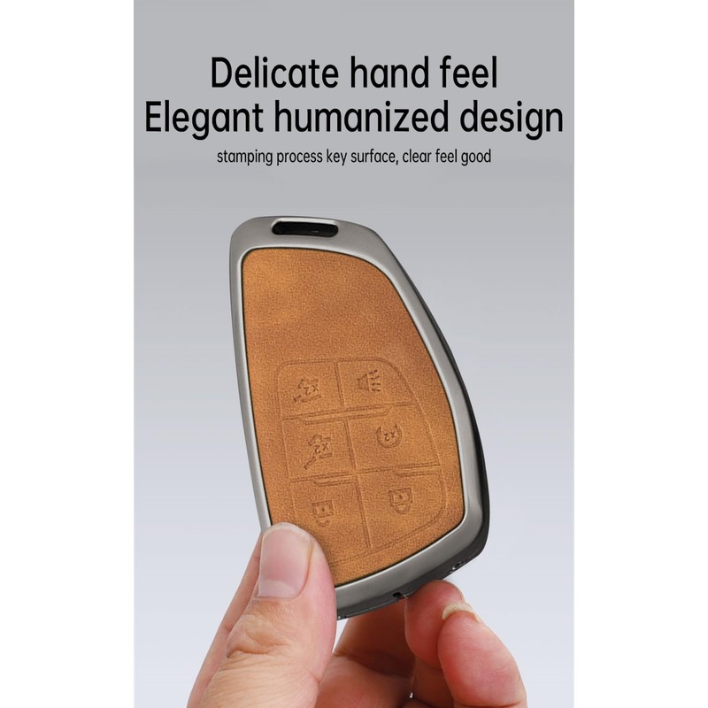 TECART Key Fob Cover with Keychain zinc alloy Key Case
