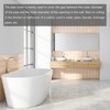 DTGN 80x19mm(DxT) Round Escutcheon Plate - Good for Bathroom Kitchen