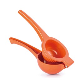 Juice Squeezer Commercial Quality Grade for Lime Lemon Citrus Orange, Supreme Housewares Die Cast Aluminum Metal Manual Squeezer Hand Juicer Kitchen Tool - Citrus Squeezer (Orange)