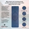 BodyForge Yoga Mat Thick Exercise Mat Thick 8mm TPE Eco-Friendly