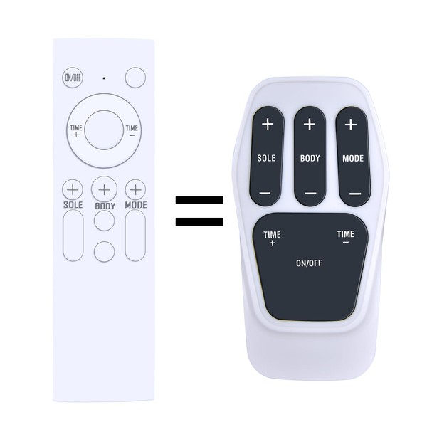Replacement Remote Control Compatible with Osito Foot Massager AST-003J (Color: