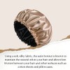 Atrube Satin Bonnet for Curly Hair Silk Pillow Covers and