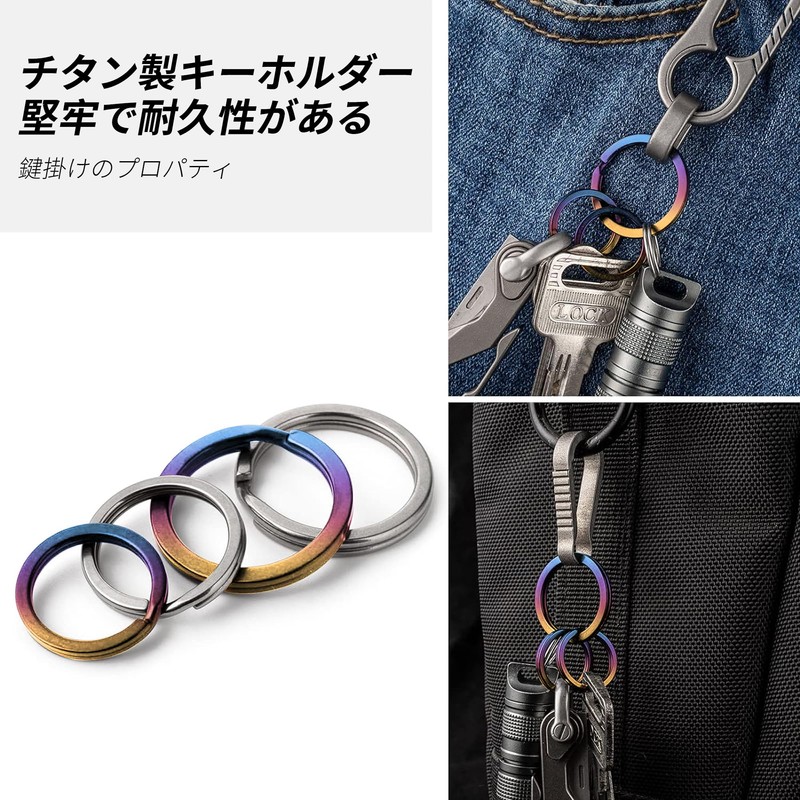 [REYLNXR] Key Reel Holder, Dull Blue-12mm-10pcs, 12 mm