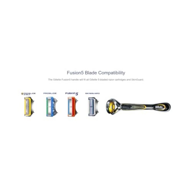 Gillette Gillette Fusion5 Razor Refills for Men, 5 Bladed Razor,