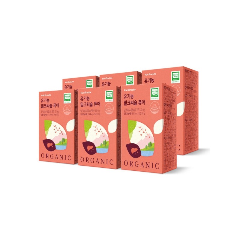 Organic Milk Thistle Pure Liver Health 6 Boxes (6 Months)