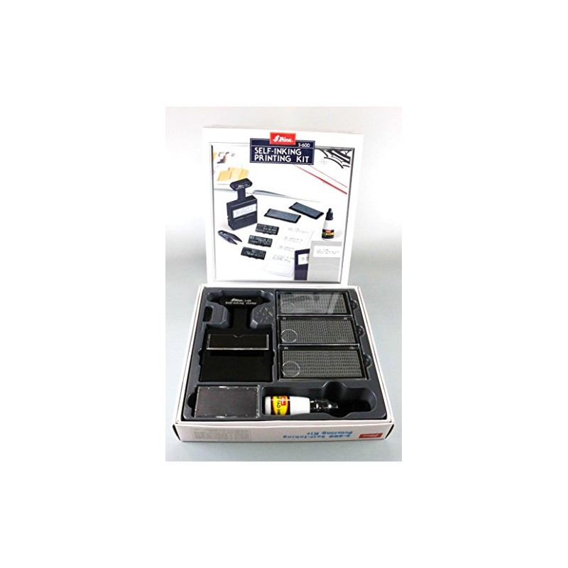 Shiny Stamp Self Inking Printing Kit S-600